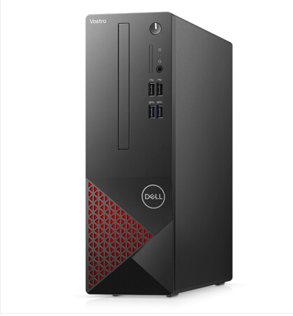 戴尔dell成就3690 办公电脑 商用台式机小机箱电脑主机(i5 11400 8G 256G+1T WiFi 三年上门)21.5英寸整机